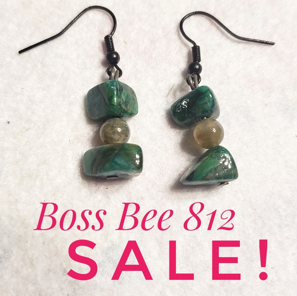 Boss Bee 812 Earrings - handmade !Sale!